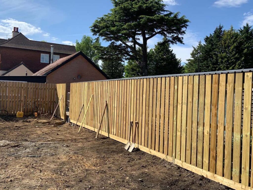 This is a photo of Bespoke custom fencing installed by Fast Fix Fencing Ashford